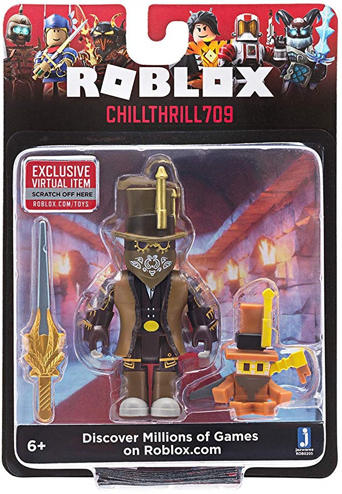 Roblox Chillthrill709 Jazwares Figure With Exclusive Virtual Code Brand New Action Figures Anerabyav Tv Movie Video Games - tommy gun roblox gear code