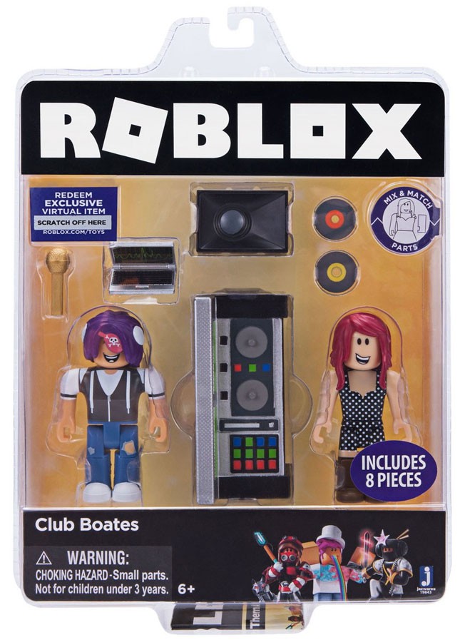 Roblox Club Boates Action Figure 2 Pack 681326198437 Ebay - roblox innovation labs action figure 2 pack