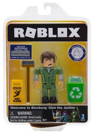 Roblox Welcome To Bloxburg Glen The Janitor Action Figure - philippine army roblox ph inicio facebook