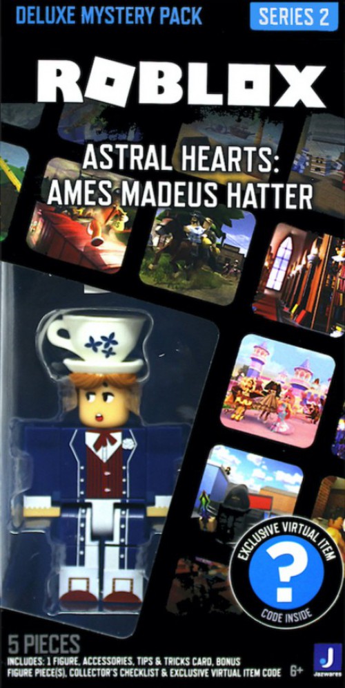 Roblox Series 2 Astral Hearts: Ames Madeus Hatter 3-Inch Deluxe