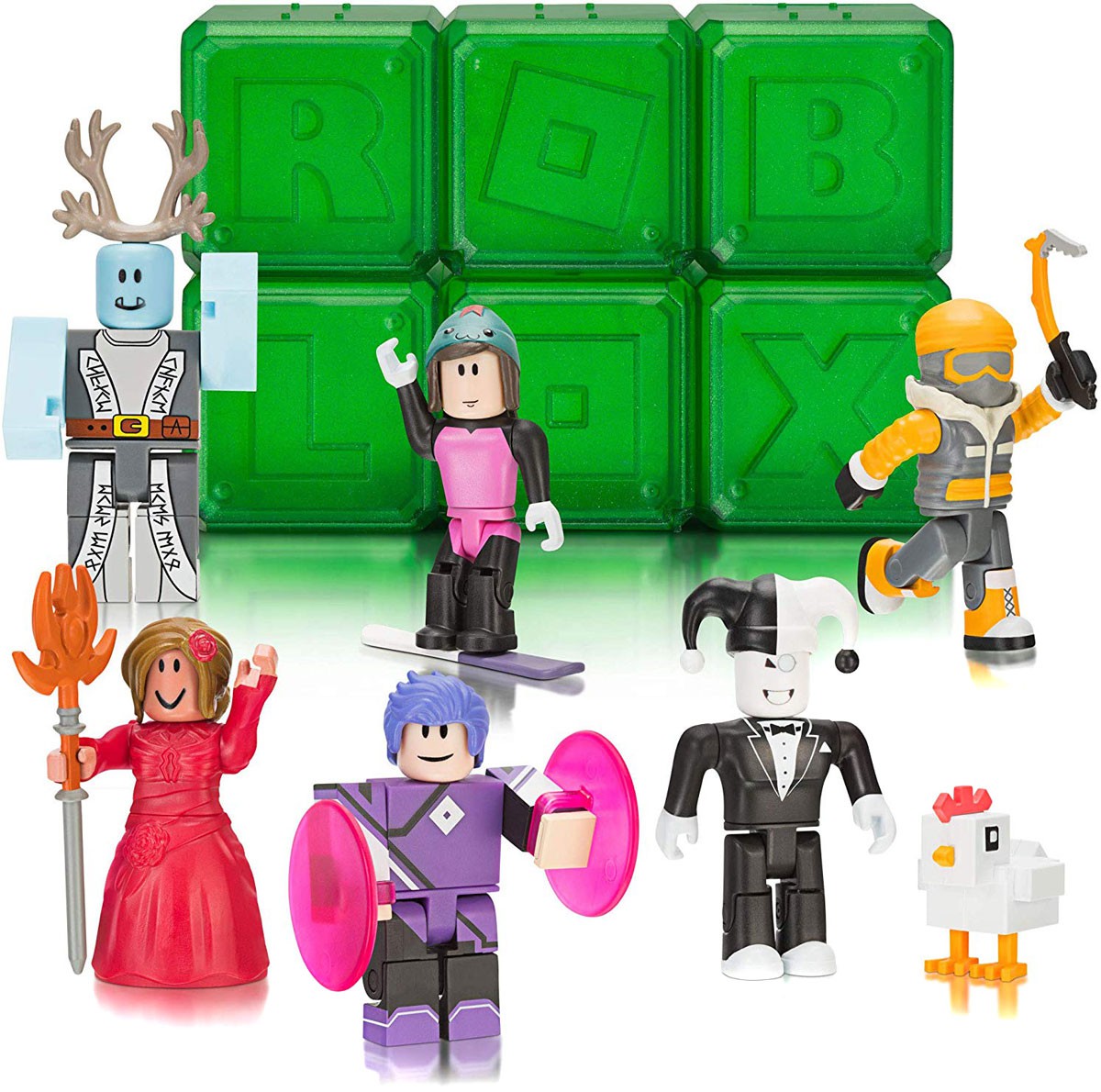 roblox series 1 action figure mystery box set of 4 boxes
