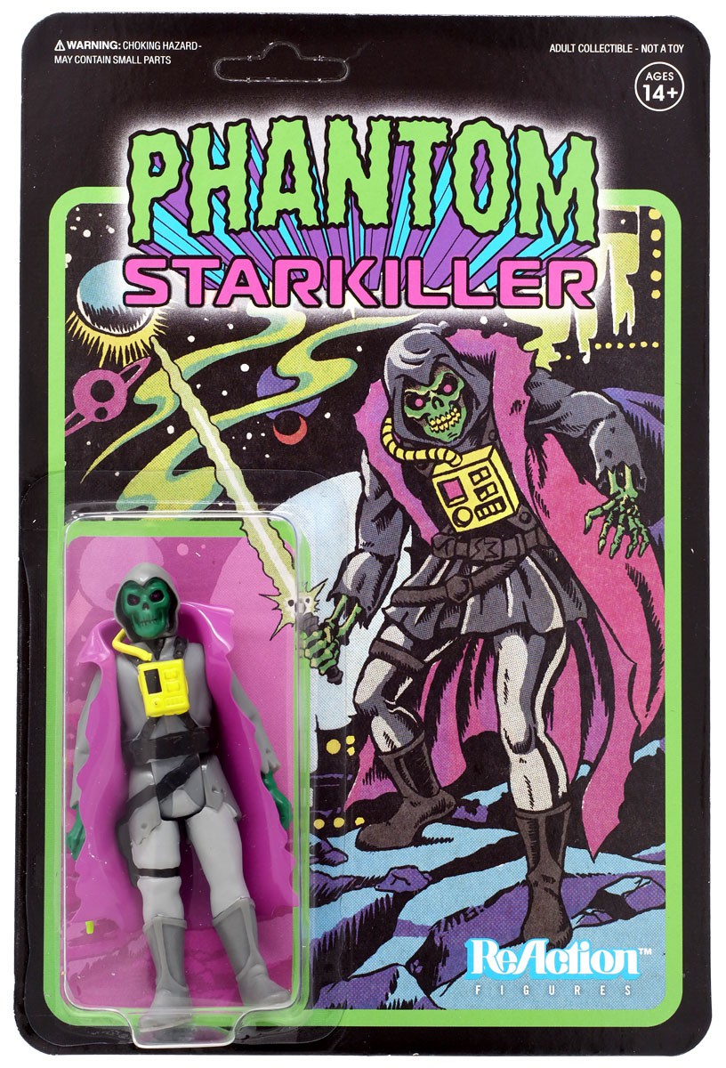 Super7 Killer Bootlegs Phantom Starkiller Grey Ghoul Reaction Figure SDCC 2019