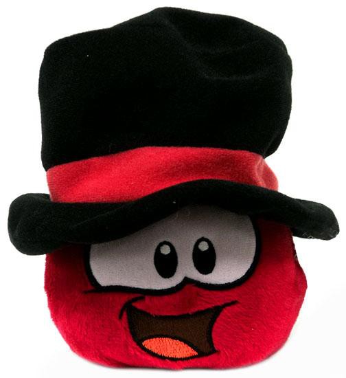 red puffle plush