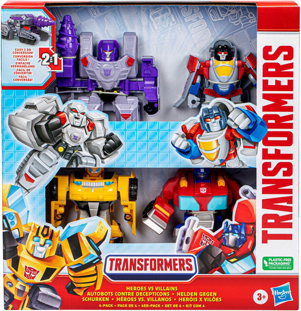 Optimus Prime, Bumblebee, Megatron & Starscream 4.5