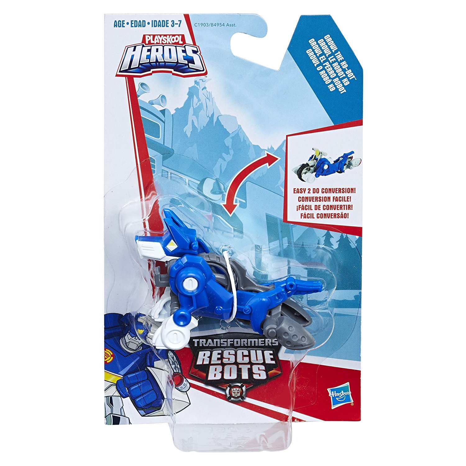 Servo-Transformers Rescue Bots MINI Galeotti-ACTION FIGURE