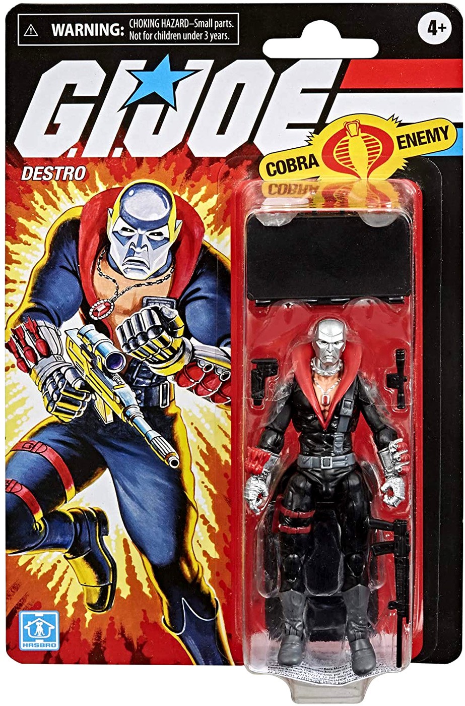 GI Joe Retro Collection Destro Action Figure [Cobra Enemy] | eBay