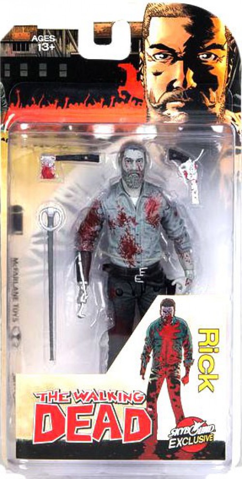 The Walking Dead Comic Rick Grimes (2016) Action Figure [Bloody