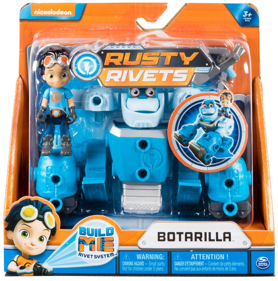 Nickelodeon Rusty Rivets Build Me Rivet System Botarilla Figure | eBay