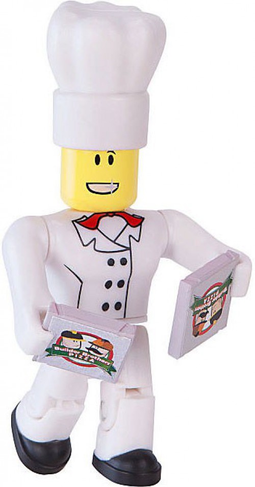 Details About Roblox Chef With 2 Pizza Pies Mini Figure No Code Loose - 