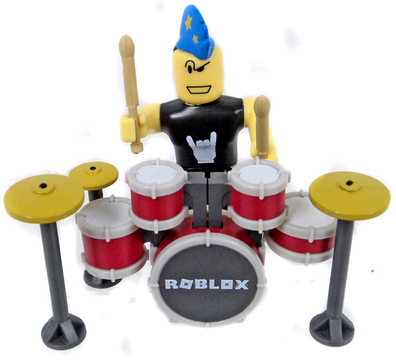 Roblox Punk Rocker With Drums Minifigure Loose Ebay - roblox drums