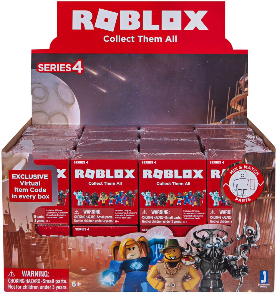 Roblox Series 4 Mystery Box Brick Cube 24 Packs Ebay - roblox products toywiz