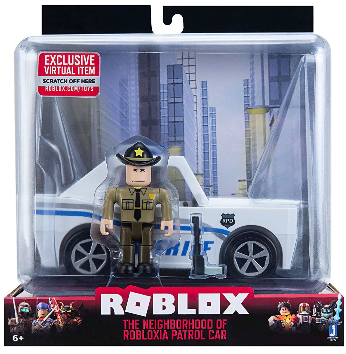 Neighborhood Of Robloxia Patrol Car Amp Sheriff Action Figure Amp Vehicle 681326107729 Ebay - 10772 neighborhood robloxia patrol