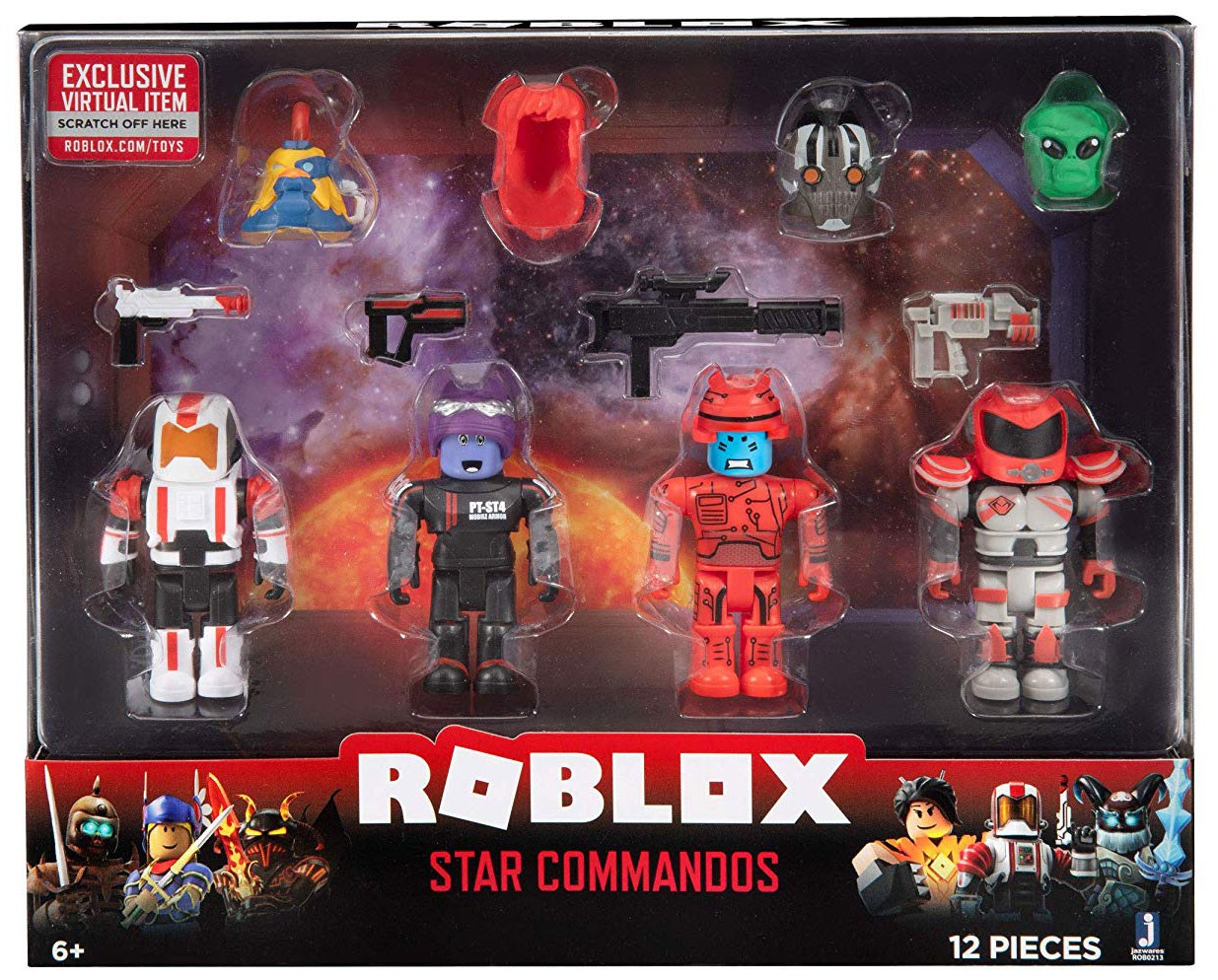 Roblox Mix Match Star Commandos Figure 4 Pack Set 191726004189