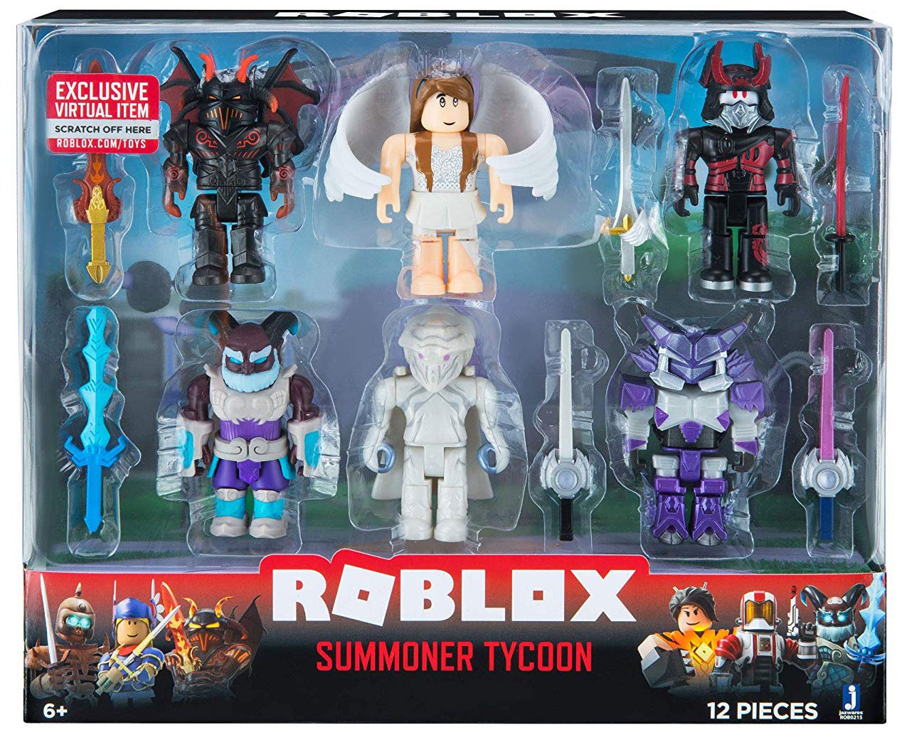 Roblox Mix Match Summoner Tycoon Figure 6 Pack Set 191726004202 - six pack roblox image