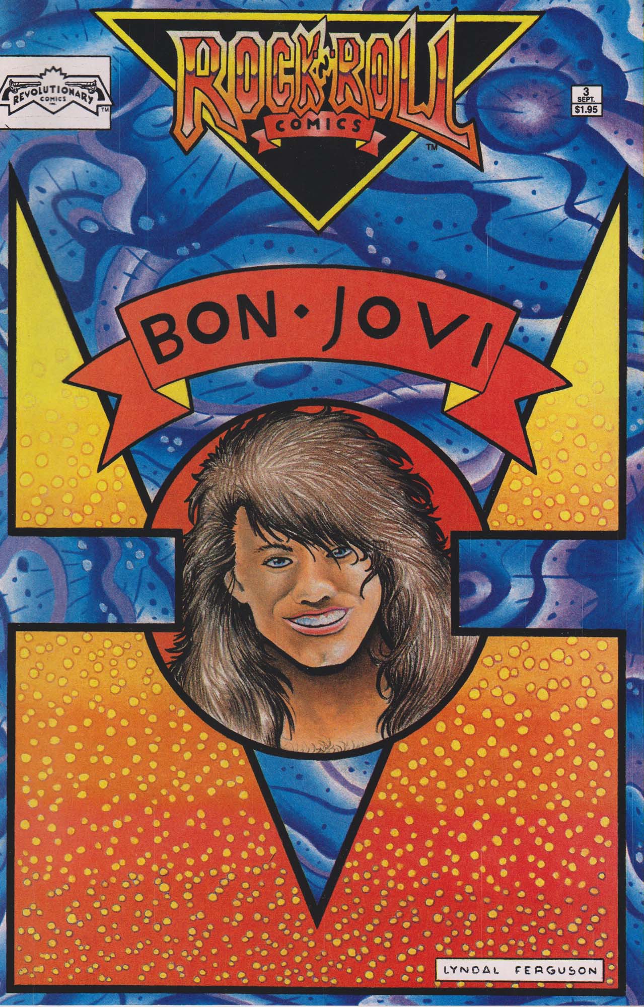 Bon Jovi Rock N Roll Comics Book 1989 Revolutionary VF-NM Jon