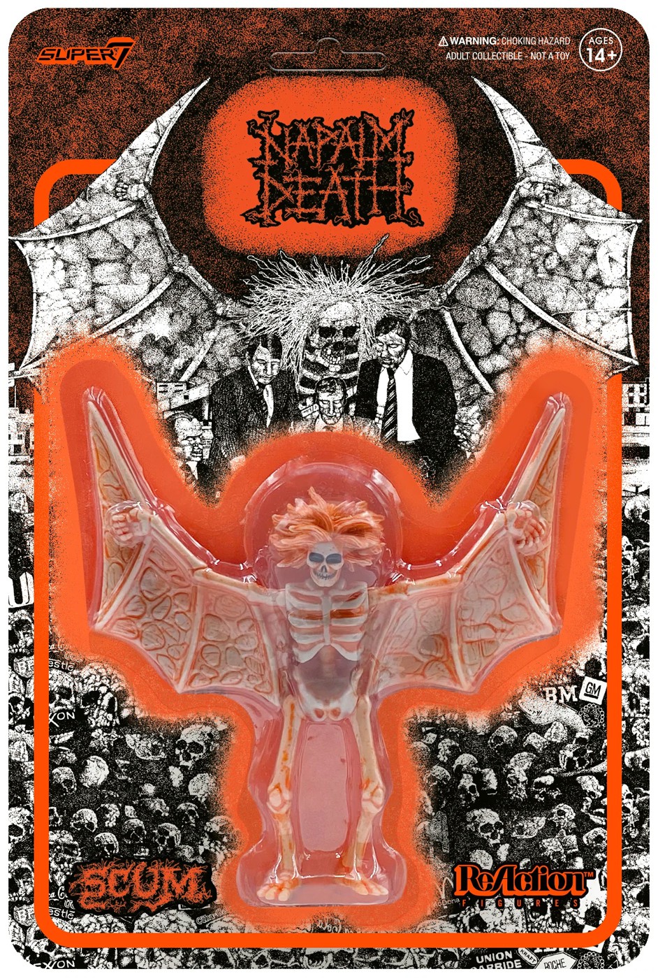 【限定1000枚】DEAD CALM「NO WAY OUT」 ReAction Napalm Death Scum Demon Action Figure [Orange] | eBay