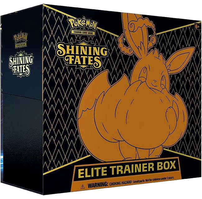 訳あり　shining fates elite trainer box 海外限定 TCG Shining Fates Eevee VMAX Elite Trainer Box | eBay