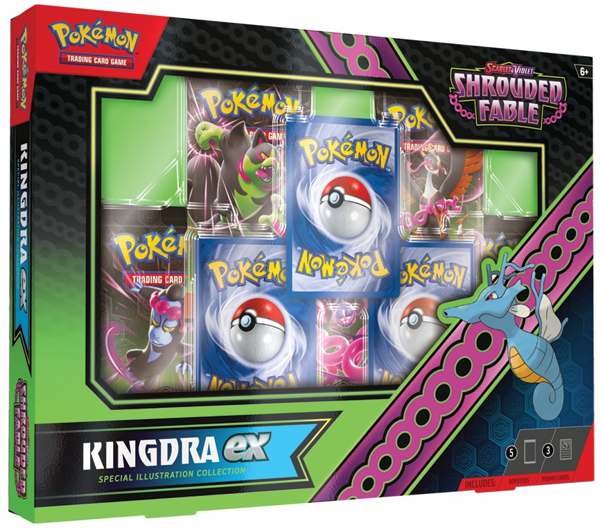 【海外限定】キングドラex SAR shrouded fable Pokémon TCG: Scarlet & Violet-Shrouded Fable Kingdra ex