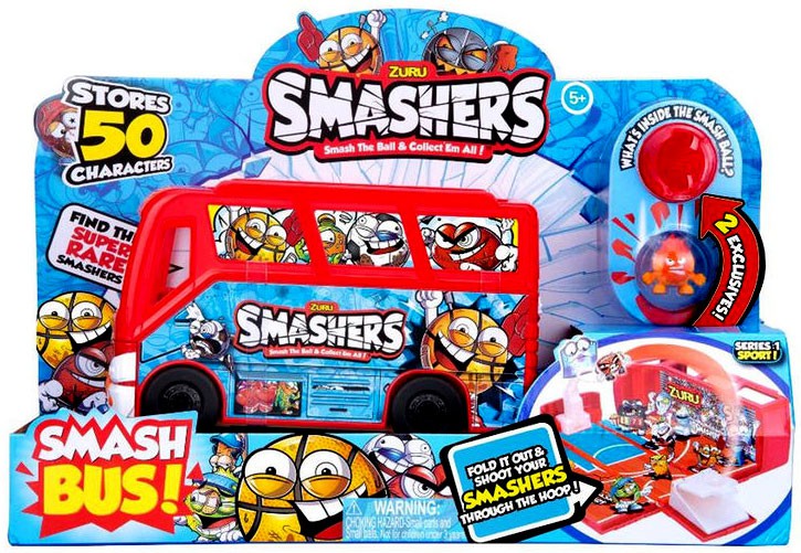 Smashers Series 1 Sport! Smash Bus Playset [Basketball] 845218019495 | eBay