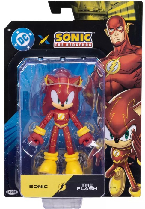 ソニック DC コミックス アクション フィギュア フラッシュ Sonic The Hedgehog x DC Sonic as The Flash Action Figure | eBay