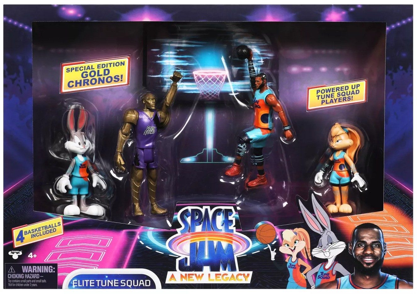 Space Jam: A New Legacy Elite Tune Squad Action Figure 4-Pack | eBay