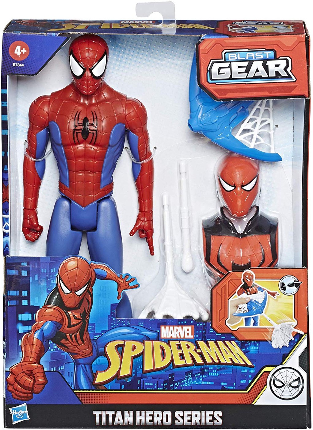 spider man blast gear action figure