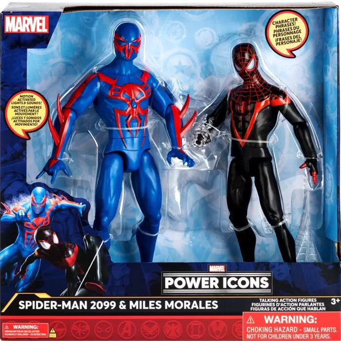 Spider-Man 2099 & Miles Morales Talking Action Figure 2-Pack | eBay