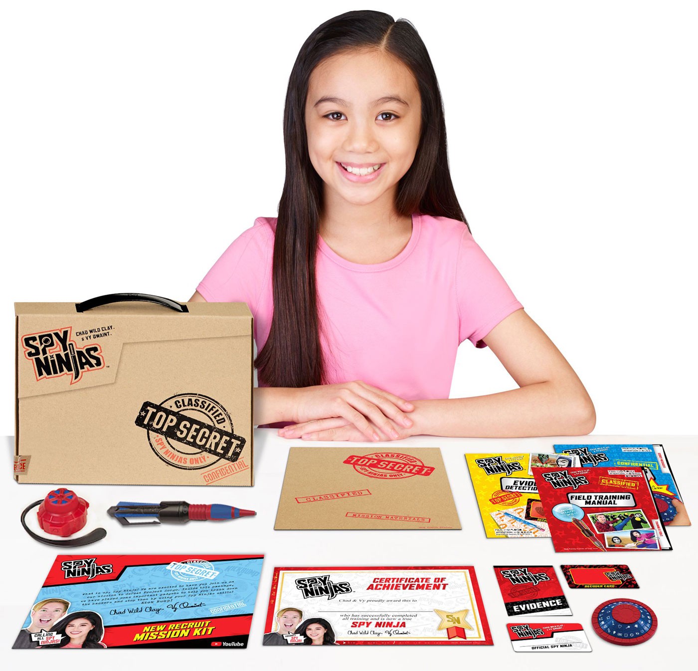 Spy Ninjas Chad Wild Clay & Vy Qwaint New Recruit Mission Kit