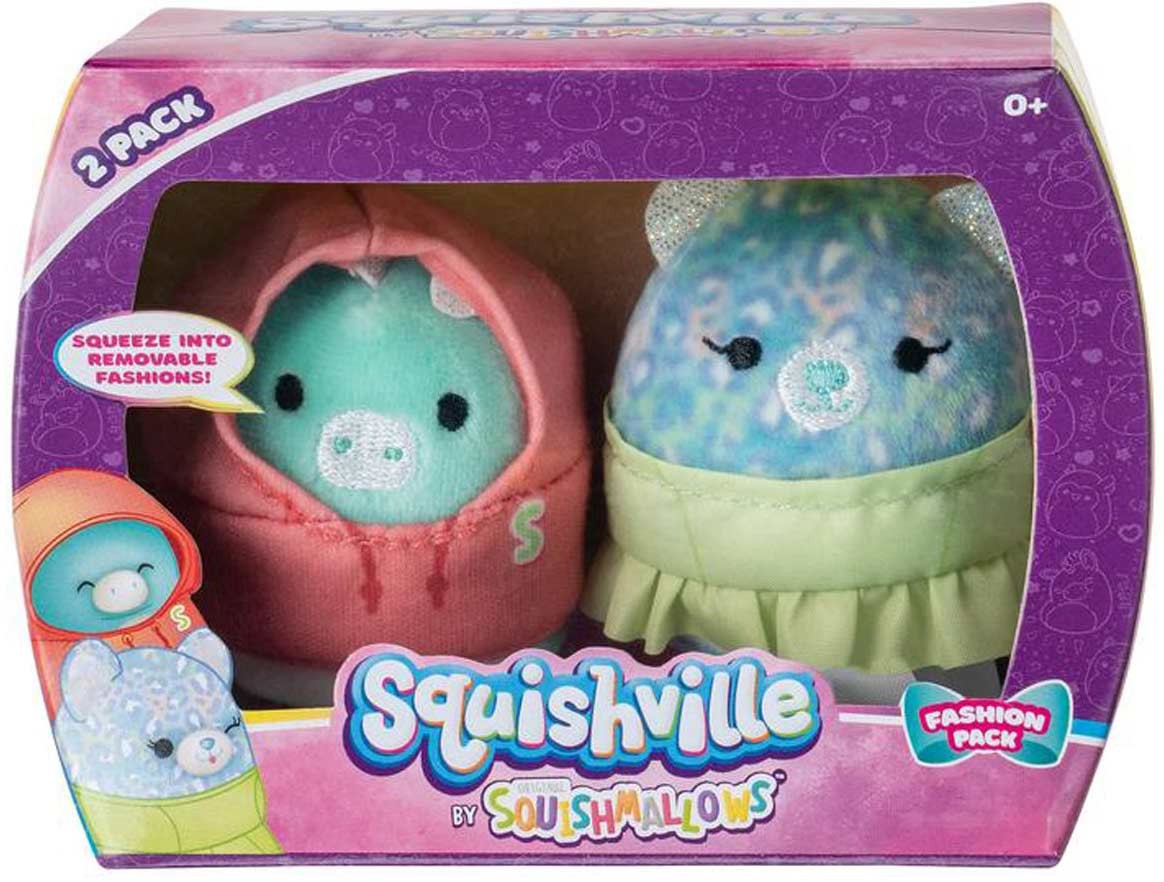 Squishville Fashion Pack Lindsay & Miles 2-Inch Mini Plush 2-Pack