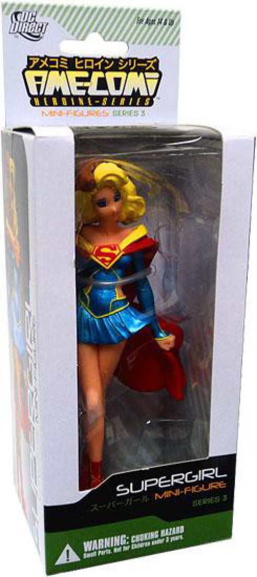 Dc Ame Comi Heroine Mini Figures Series 3 Supergirl Pvc Mini Figure Ebay - supergirl roblox