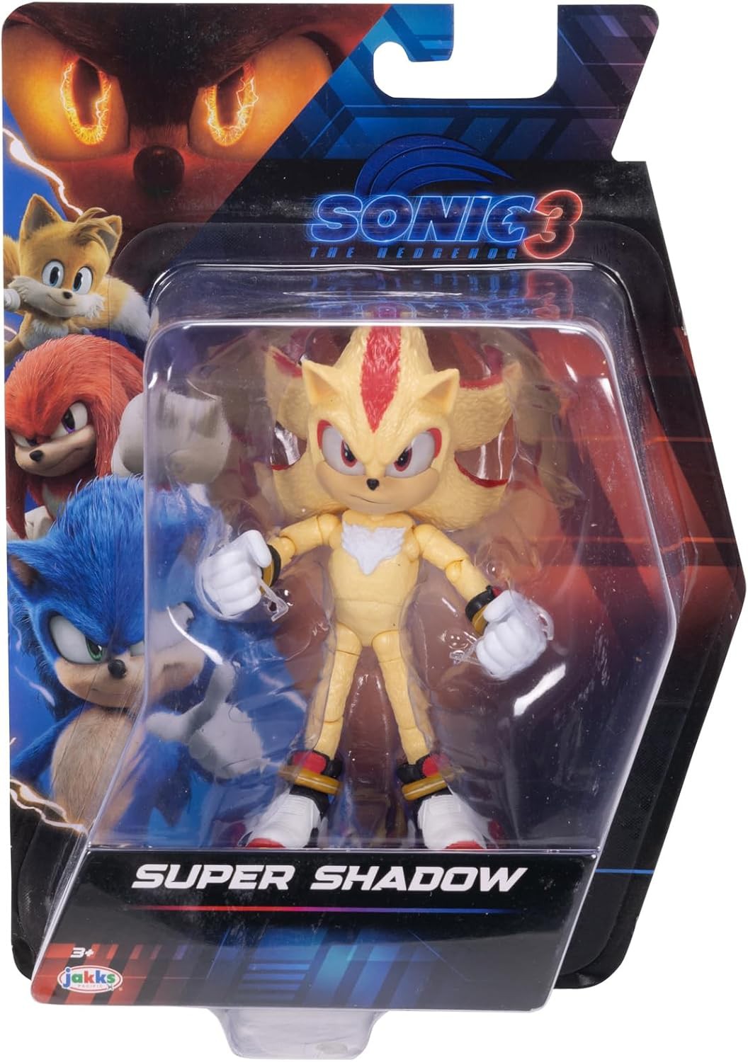 Sonic The Hedgehog 3 Wave 3 Super Shadow Action Figure | eBay
