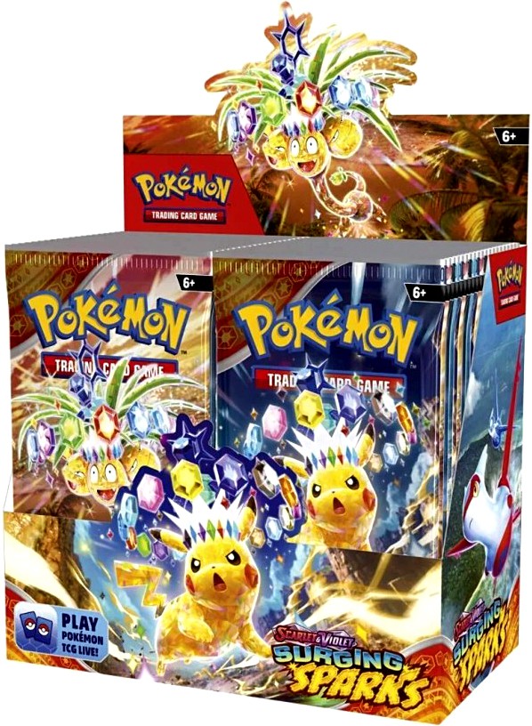 Pokemon Scarlet & Violet Surging Sparks Booster Box [36 Packs] | eBay