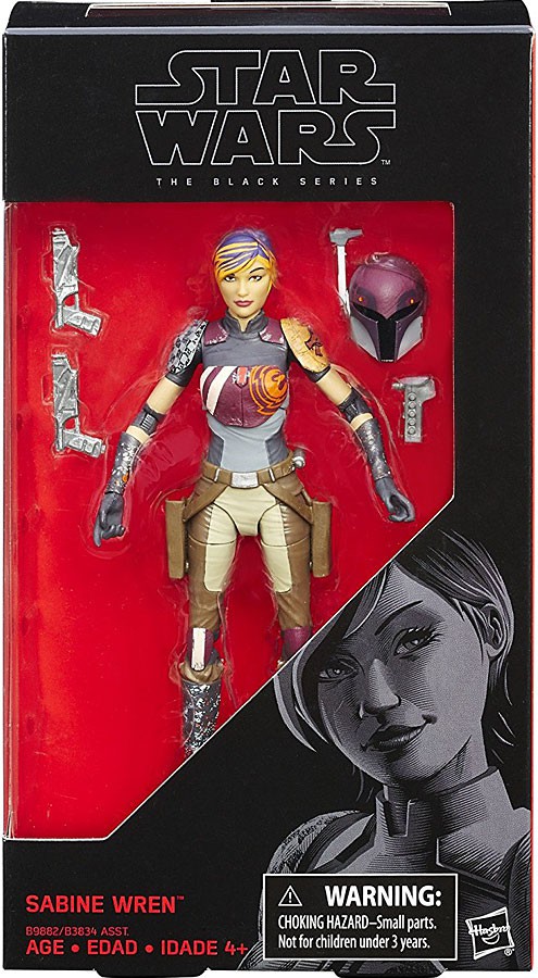 6/" Sabine Wren Action Figure-Hasbro STAR WARS SERIE NERA