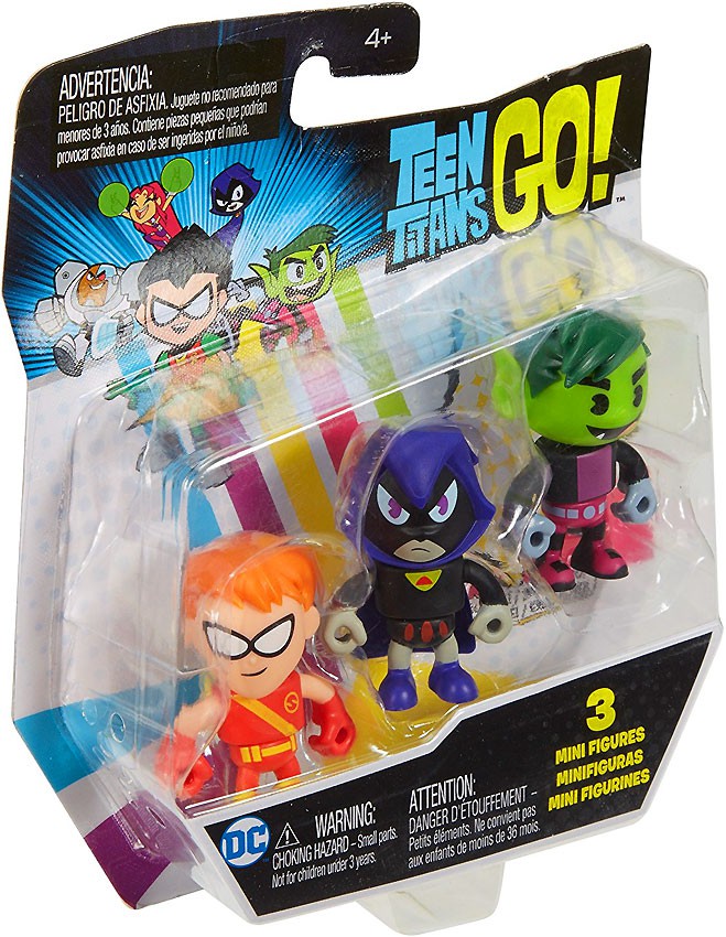 7 Pack 4 Tееn Titans Go Figures Set Cake Toppers Toys Playset