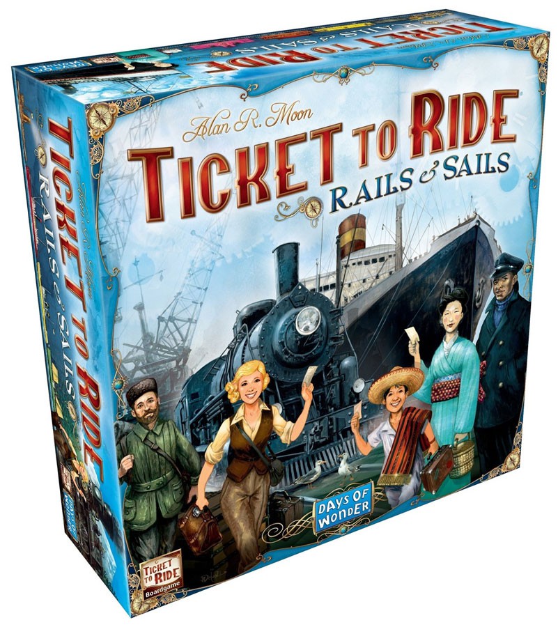 ticket to ride rails and sails board