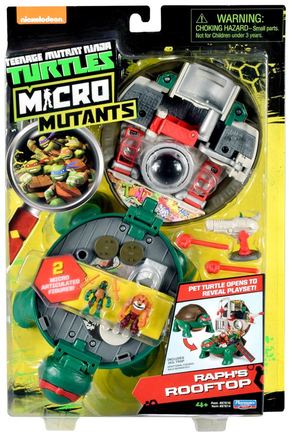 teenage mutant ninja turtles micro mutant s pet turtle to playset