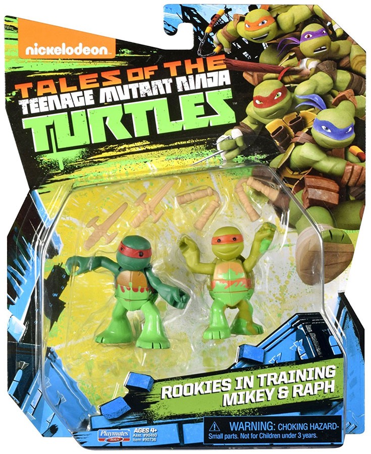 Tales of the TMNT Rookies in Training Mikey & Raph Action Figure 2-Pack ...