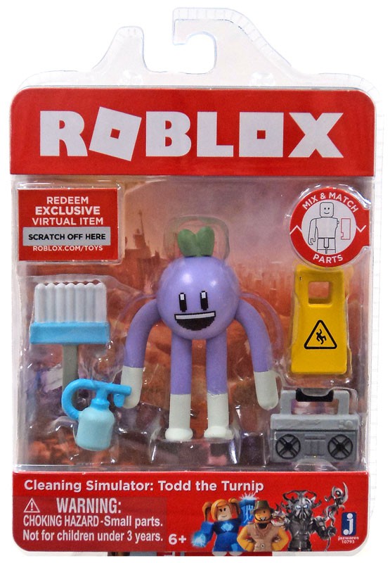 Details About Roblox Cleaning Simulator Todd The Turnip Action Figure - 