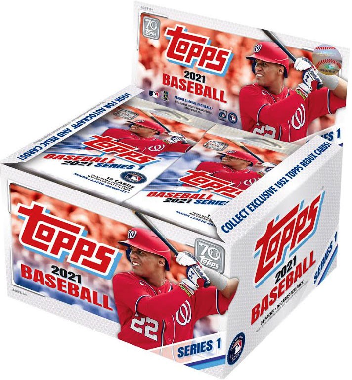topps box 2021 未開封 Amazon.com: Topps 2021 Series 1 Baseball Tin : Collectibles & Fine Art