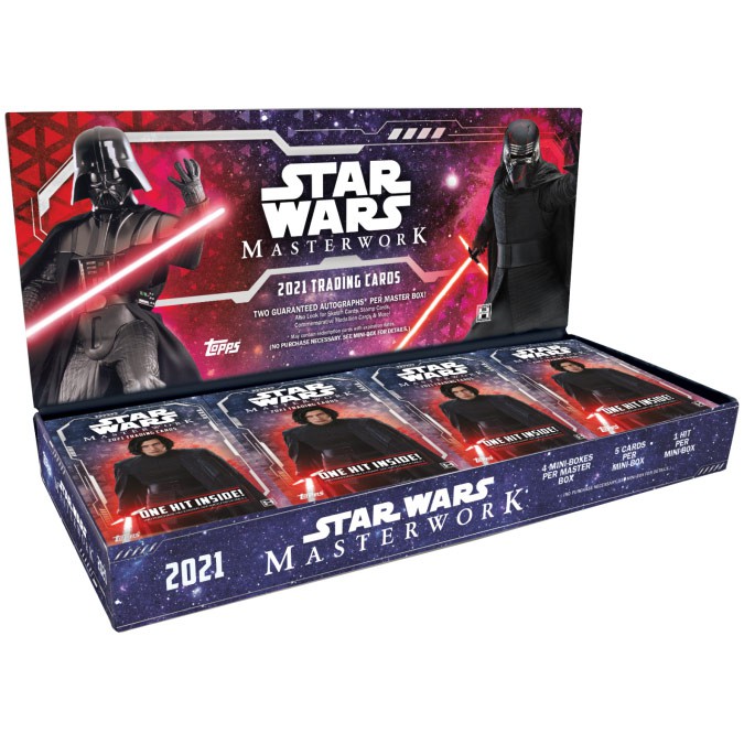 最旬トレンドパンツ Masterwork 2021 Topps Wars Star Trading [4 Box HOBBY Card その他