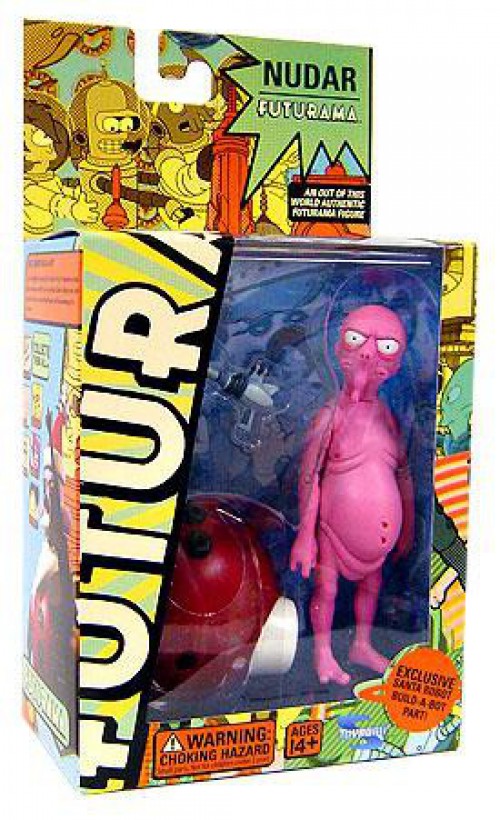 Futurama Series 4 Nudar Alien 6-Inch Action Figure Toynami