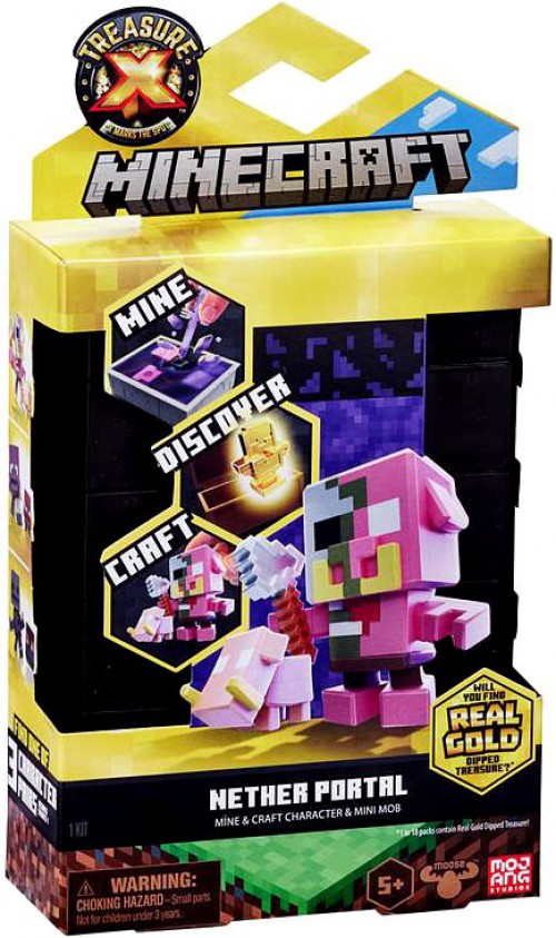 TREASURE X Minecraft Nether Portal 2個セット Treasure X Minecraft Nether Portal 2.5-Inch Pack | eBay