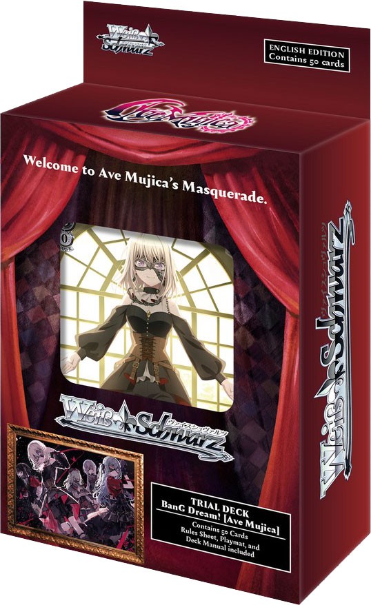 ヴァンガード　ave mujica　デッキ Weiss Schwarz TCG Bang Dream! Ave Mujica Trial Deck [50 Cards] | eBay