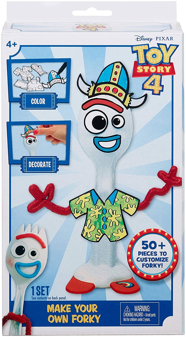 Forky Disney Pixar Toy Story 4 Make Your Own Forky Kit Creative Craft  29116554979