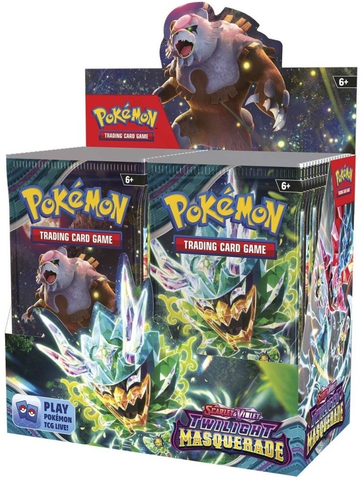 twilight masquerade 36 booster box Pokemon Twilight Masquerade Booster Box [36 Packs]