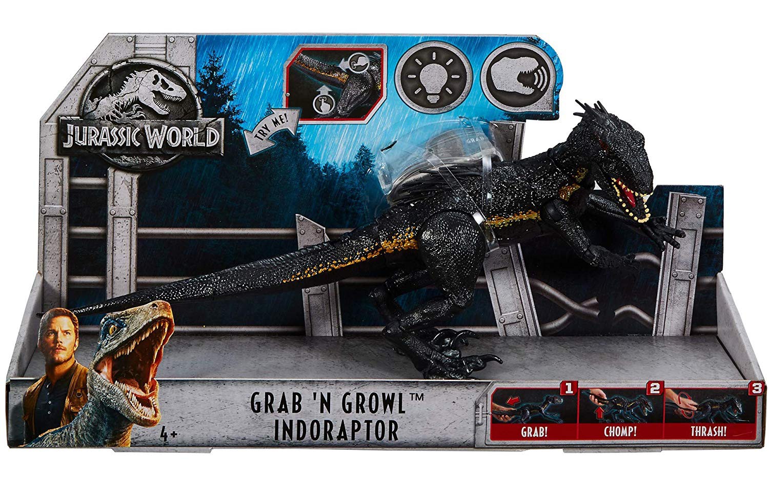 jurassic world indoraptor grab and growl