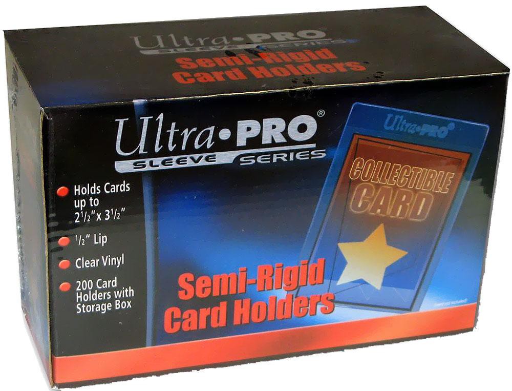Ultra Pro Card Supplies SemiRigid Card Holders [200 ct] eBay