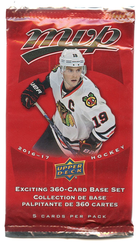 NHL 2016-17 MVP Hockey Trading Card 