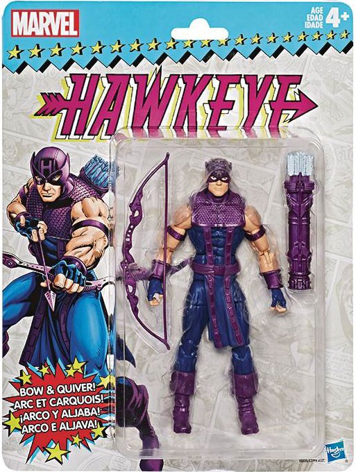Marvel Legends Vintage (Retro) Series 2 Hawkeye Action