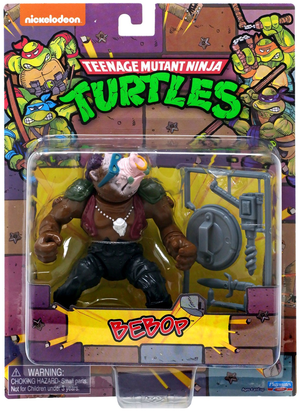TMNT 1987 Retro Bebop Action Figure [Villains Mutant Module